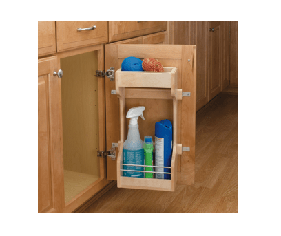 Rev-A-Shelf - 13-1/2" Maple Door Storage Cleaning Organizer