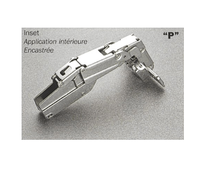 Salice - 165° Knock-in Inset Self-Close Hinge