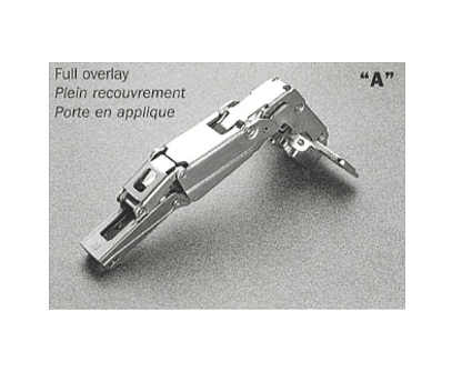 Salice - 165° Screw-on Full Overlay Self-Close Hinge