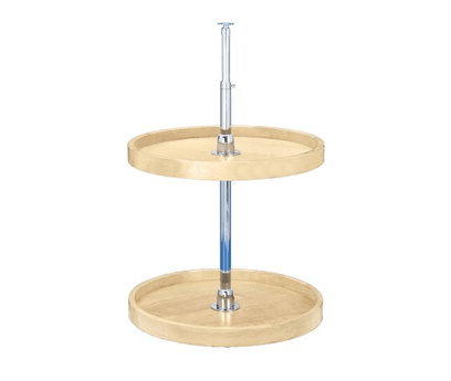 Rev-A-Shelf - 18" Maple Full Circle Wood Classic 2 Shelf (w/Hardware)