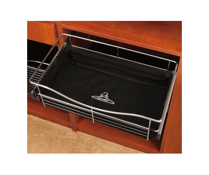 Rev-A-Shelf - 18"W x 12"D x 11"H - Black Cloth Liner Insert for Closet Pullout