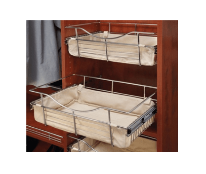 Rev-A-Shelf - 18"W x 14"D x 11"H - Tan Cloth Liner Insert for Closet Pullout