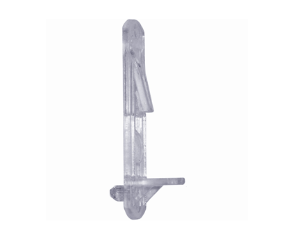 3/4" Clear Shelf Locking Clip (Box QTY-1000)