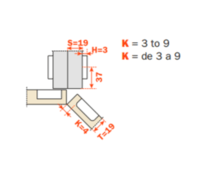 45° Hinges Option 1