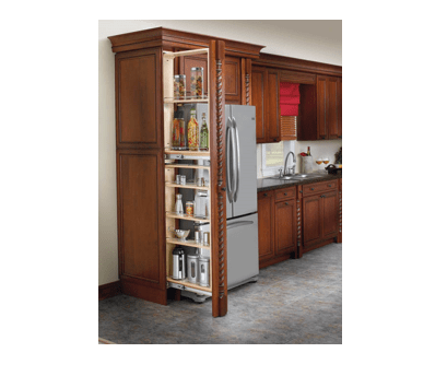 Rev-A-Shelf - 6" x 39" Filler Pullout Organizer with Wood Adjustable Shelves