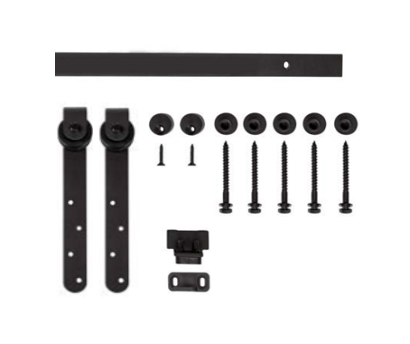 69" (5'9") Black Flat Rail Mini Face Mount Roller Unit Kit