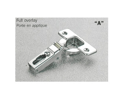 Salice - 94° Screw-on Full Overlay Self-Close Hinge (Short Arm)