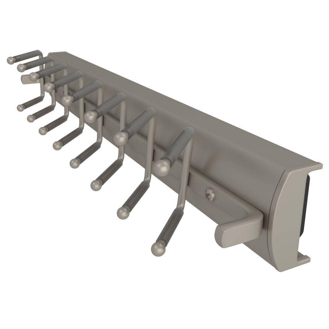 Rev-A-Shelf - Deluxe Pop-Out Tie Rack - Satin Nickel