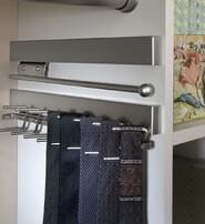 DELUXE SLIDE TIE RACK