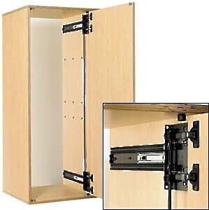 KV (8092 VERSION) - 4 x 4 Pocket Door Slides (16'')