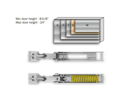 Soft-Close "D" Wind Lift System Kit  